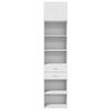 vidaXL Armoire de rangement mince blanc 50x42,5x225 cm