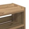 vidaXL &Eacute;tag&egrave;re &agrave; chaussures ch&ecirc;ne artisanal bois d'ing&eacute;nierie