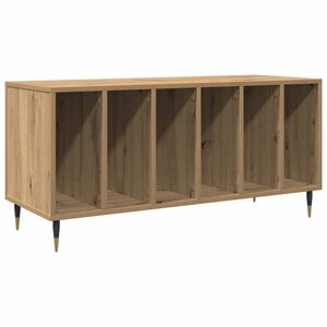 vidaXL Meuble &agrave; vinyles ch&ecirc;ne artisanal 100 x 38 x 48 cm