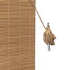 vidaXL Store enrouleur avec des rideaux Marron 100 x 160 cm Bambou