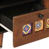 vidaXL Table basse Marron 80 x 54 x 40 cm Bois de mangue massif