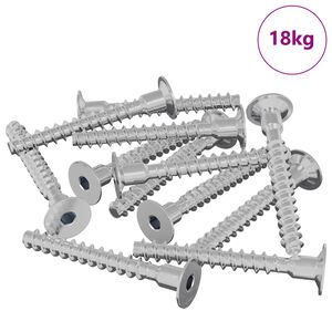 vidaXL Vis 5143 pcs Zinc&eacute; 5 x 40 mm Fer