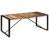 vidaXL Table &agrave; d&icirc;ner 200x100x75 cm Bois de r&eacute;cup&eacute;ration solide