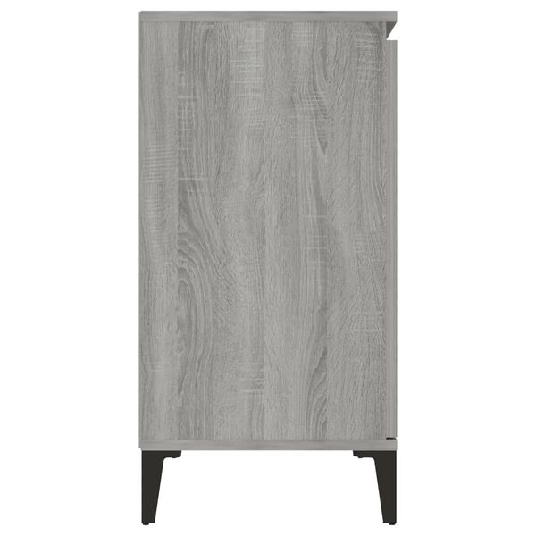 vidaXL Buffet Sonoma gris 102x35x70 cm Bois d'ing&eacute;nierie