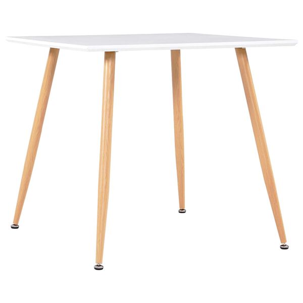 vidaXL Ensemble de salle &agrave; manger 5 pcs Similicuir Bleu marine