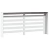 vidaXL Cache-radiateur blanc 175x20x82 cm bois d'ing&eacute;nierie