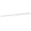 vidaXL &Eacute;tag&egrave;res murales 4 pcs Blanc brillant 100x9x3 cm
