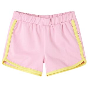Short pour enfants avec bordure rose vif 140