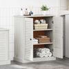 vidaXL Armoire de salle de bain avec porte VIGO Blanc et Blanc Antique