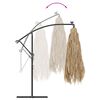 vidaXL Parasol de jardin avec m&acirc;t en acier marron 269x269x235 cm