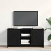 vidaXL Meuble TV Chêne noir 102 x 37,5 x 52,5 cm Bois d'ingénierie
