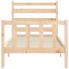 vidaXL Cadre de lit sans matelas 90x200 cm bois de pin massif