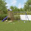 vidaXL Aire de jeux d'ext&eacute;rieur bois de pin impr&eacute;gn&eacute;