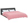 vidaXL Duvet complet toute l'ann&eacute;e Rose 220 x 240 cm Microfibre