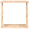 vidaXL Porte-bûches d’extérieur 108x52x106 cm Bois massif de pin
