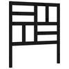 vidaXL Cadre de lit sans matelas noir 100x200 cm bois massif de pin