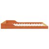 vidaXL Cadre de lit Brun cire 140 x 220 cm Pin massif