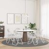 vidaXL Chaise pliante 8 pcs Blanc 48 x 43,5 x 81 cm Simili cuir