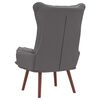 vidaXL fauteuil Gris 69 x 74 x 93 cm Cuir artificiel