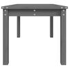 vidaXL Table de jardin gris 82,5x50,5x45 cm bois massif de pin