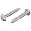 vidaXL Vis en bois 2 pcs Argent&eacute; M4 x 28 mm Fer