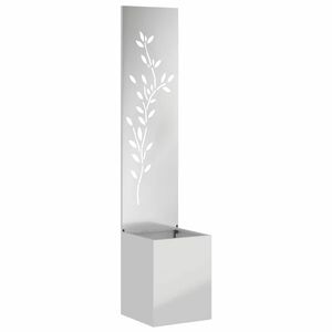 vidaXL &Eacute;cran de confidentialit&eacute; de jardin Argent&eacute; 32 x 32 x 150 cm