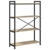 vidaXL &Eacute;tag&egrave;re Ch&ecirc;ne Sonoma 80 x 30 x 120 cm Bois d'ing&eacute;nierie