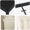 vidaXL Ensemble de salle &agrave; manger pour jardin 5 pcs Beige polyrotin