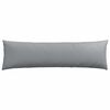 vidaXL Coussins de canap&eacute; 2 pcs Gris clair 145 x 40 cm tissu