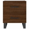 vidaXL Tables de chevet 2 pcs ch&ecirc;ne marron 40x35x47,5 cm