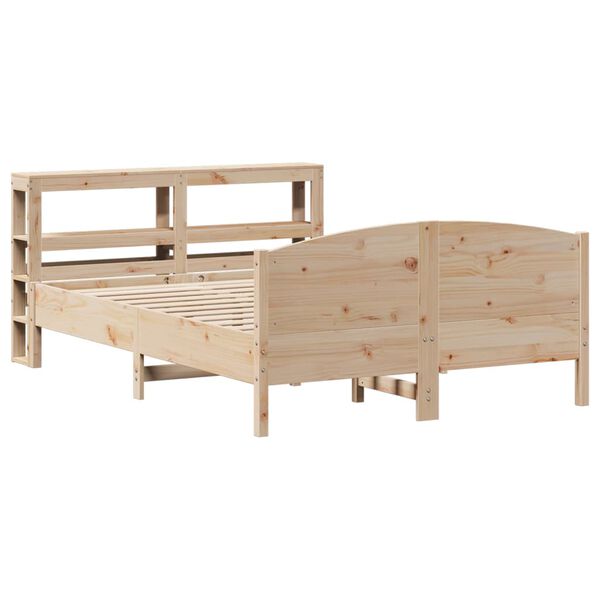 vidaXL Cadre de lit sans matelas 135x190 cm bois de pin massif