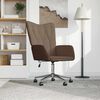 vidaXL Chaise de relaxation Marron Tissu