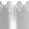 vidaXL Bordures de pelouse 10 pcs Argent 103 x 0,05 x 22 cm