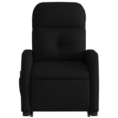 vidaXL Fauteuil de massage inclinable Noir Tissu