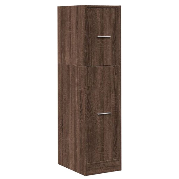 vidaXL Armoire apothicaire chêne marron 30x41x118 cm bois d'ingénierie
