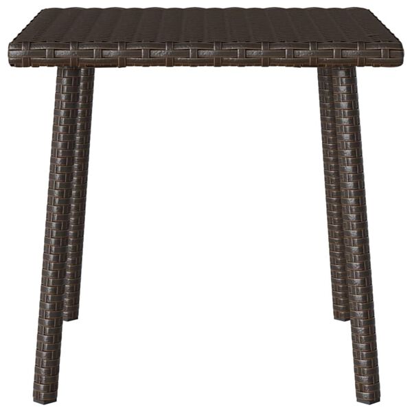 VidaXL Table basse de jardin rectangulaire marron 40x40x37 cm rotin