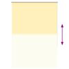 vidaXL Store enrouleur occultant jaune largeur du tissu 85,7 cm