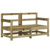 vidaXL Salon de jardin 7 pcs bois de pin impr&eacute;gn&eacute;