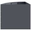 vidaXL Jardini&egrave;re d'Angle Anthracite 60 x 60 x 50 cm Acier