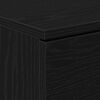 vidaXL Cabinet de chevet Ch&ecirc;ne noir 40 x 65 x 65 cm Bois d'ing&eacute;nierie