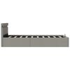 vidaXL Cadre de lit &agrave; rangement hydraulique sans matelas 100x200 cm