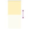 vidaXL Store enrouleur occultant jaune largeur du tissu 95,7 cm