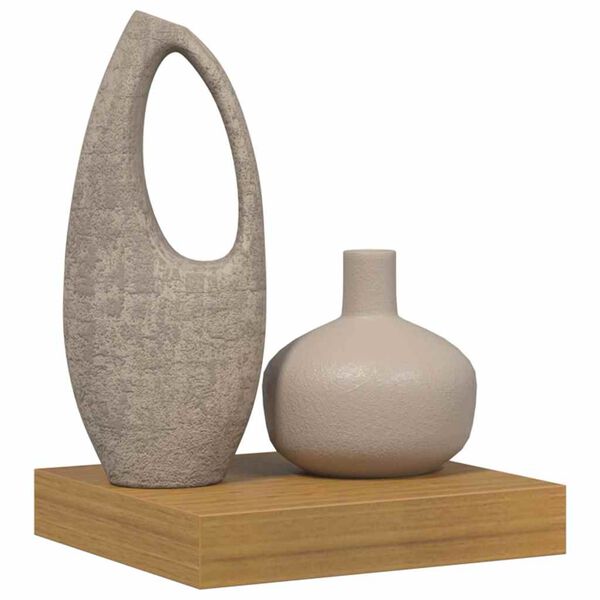 vidaXL &Eacute;tag&egrave;re Murale Beige 23 x 23,5 x 4 cm Bois d'ing&eacute;nierie