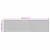 vidaXL Tapis rectangulaire marron 100x400 cm bambou