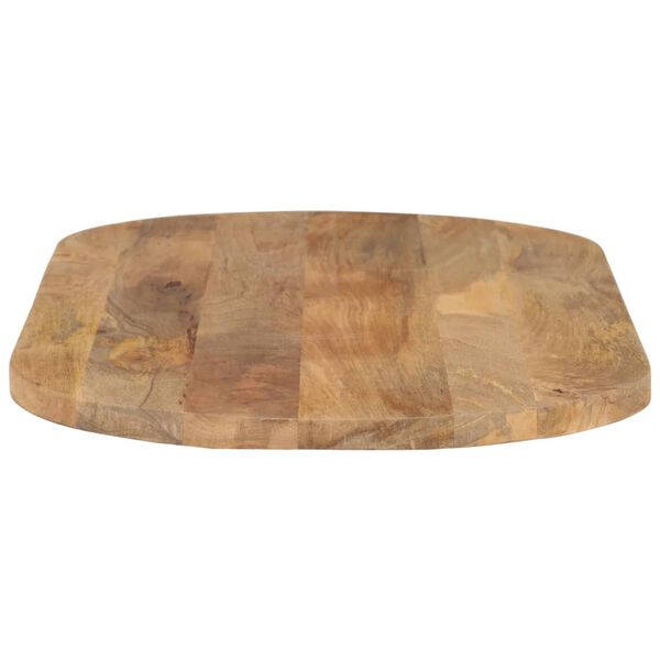 vidaXL Dessus de table 80x40x2,5 cm ovale bois massif de manguier