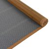 vidaXL Tapis rectangulaire marron 80x300 cm bambou