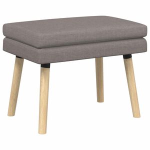vidaXL Banc &agrave; double couche Taupe 60 x 40 x 46 cm Tissu