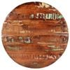 vidaXL Dessus de table &Oslash; 80x2,5 cm rond bois massif de r&eacute;cup&eacute;ration