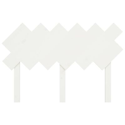 vidaXL Tête de lit Blanc 122,5x3x80,5 cm Bois massif de pin