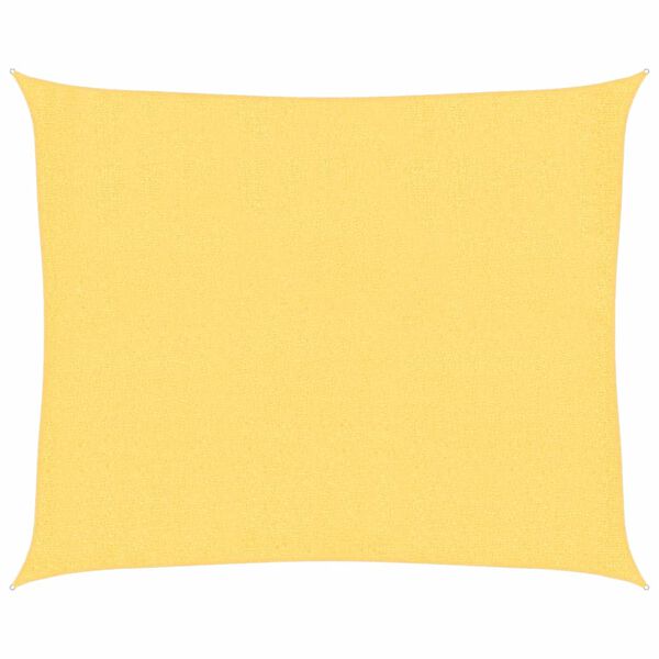 vidaXL Voile d'ombrage 160 g/m² Beige 2,5x3 m PEHD